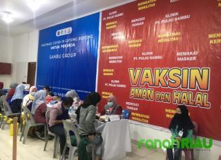 Cegah Covid19, Sambu Group kembali gelar vaksinasi bagi ribuan Pekerjanya
